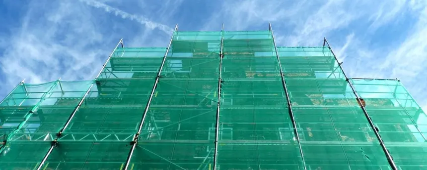 Construction safety netting